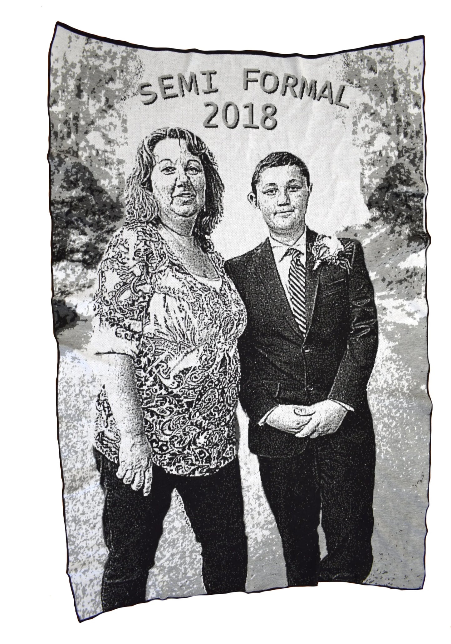 Custom Photo Knit Blanket - Design Your Own Personalized Blanket for Weddings, Anniversaries, Birthdays, and More!