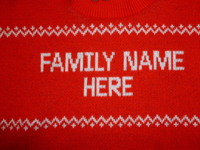 Custom Knit Sweater – Add Your Logo, Design, or Text | Personalized Company & Family Sweaters