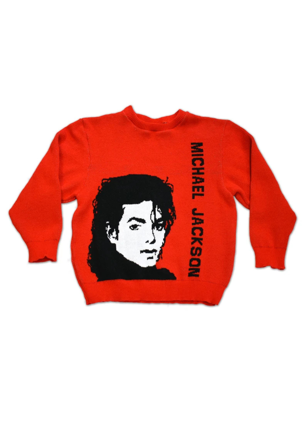 Michael Jackson Knit Sweater – ’80s Retro Pop Unisex Sweater, Vintage Music Fan Gift, Made in USA