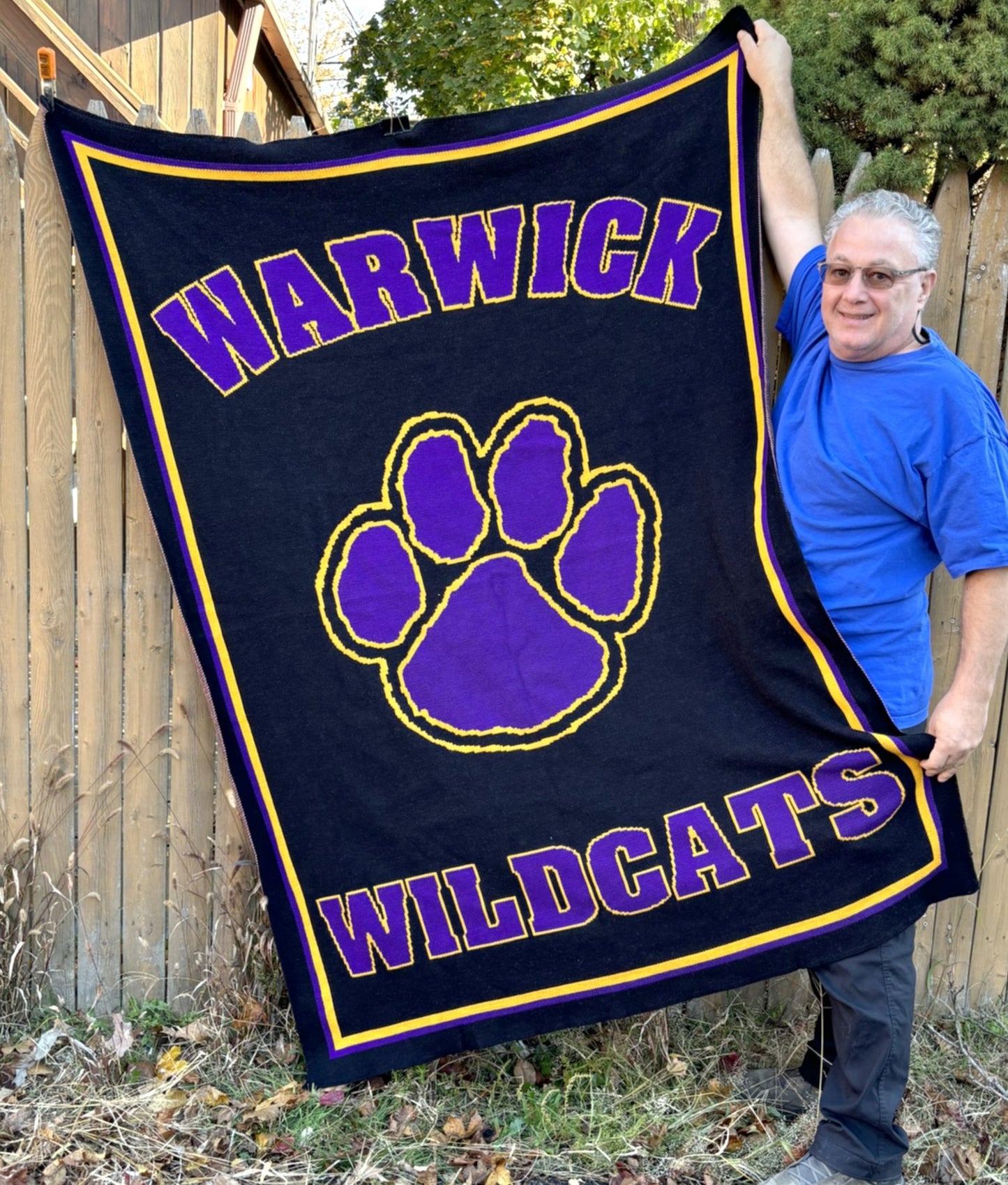 Custom School Spirit Blanket – Mascot, Logo & Team Colors