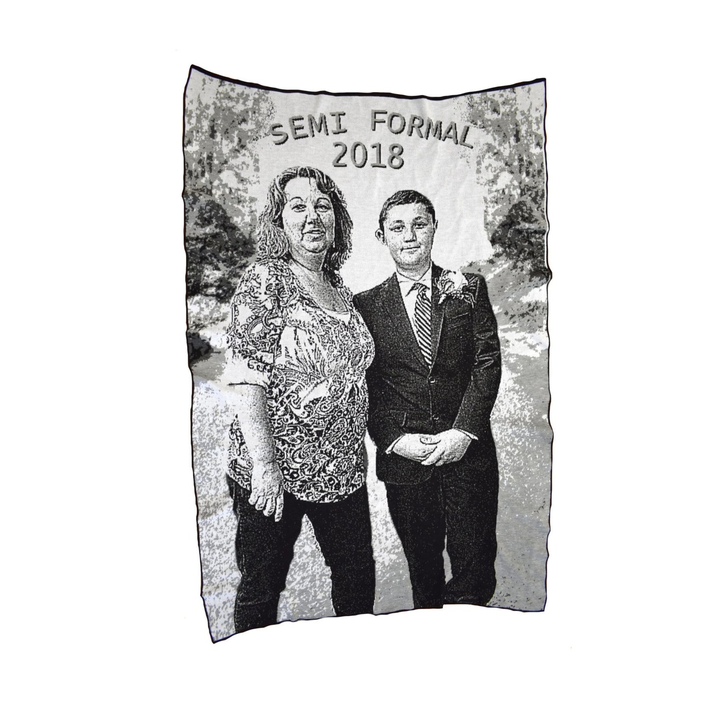 Custom Photo Knit Blanket - Design Your Own Personalized Blanket for Weddings, Anniversaries, Birthdays, and More!