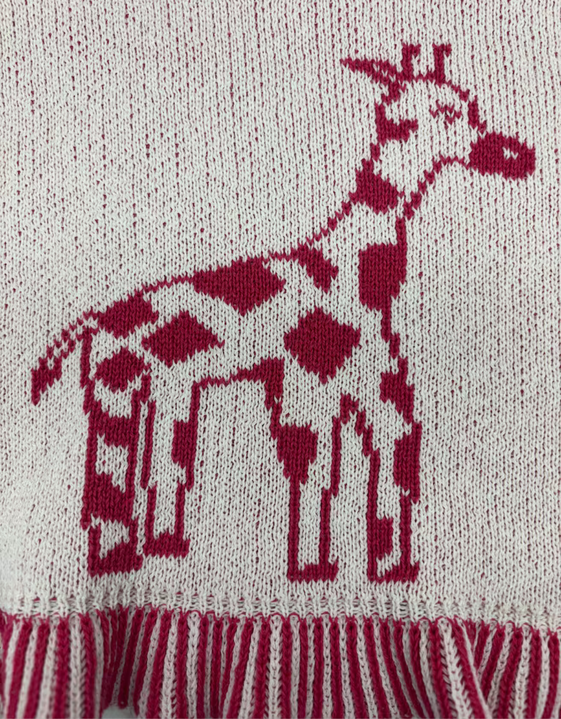 Personalized Toy Animal Knit Baby Blanket – Custom Name Birth Blanket & Play Mat, Made in USA