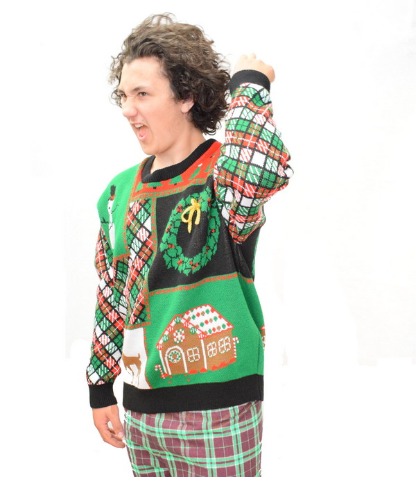 Patchwork Ugly Christmas Sweater