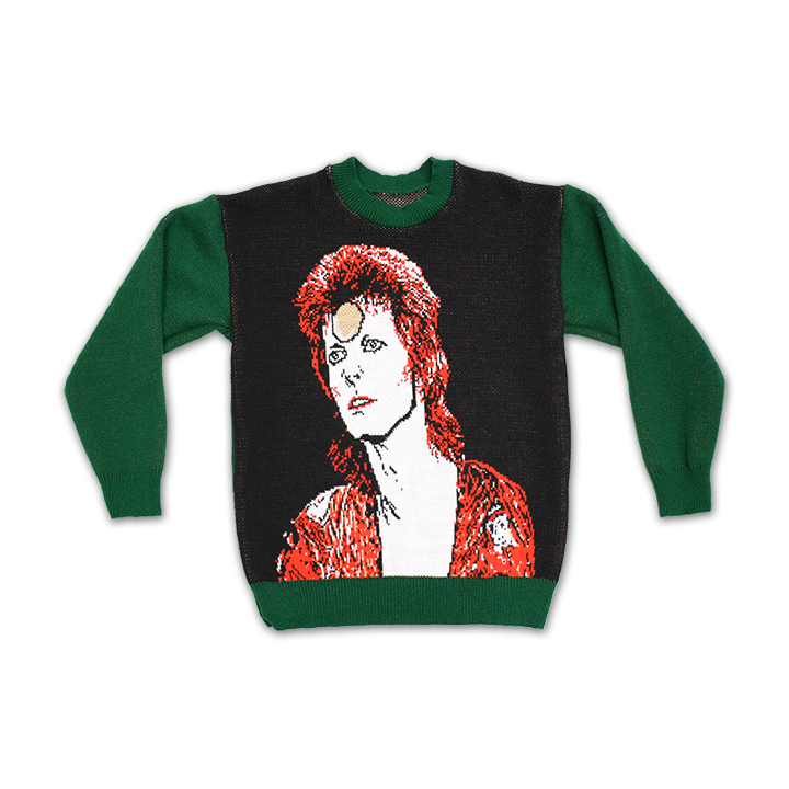 bowie christmas sweater